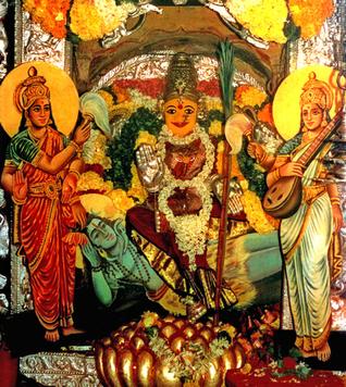 Goddess Kanakadurga as Lalitha Tripura Sundari on 5 th day ...